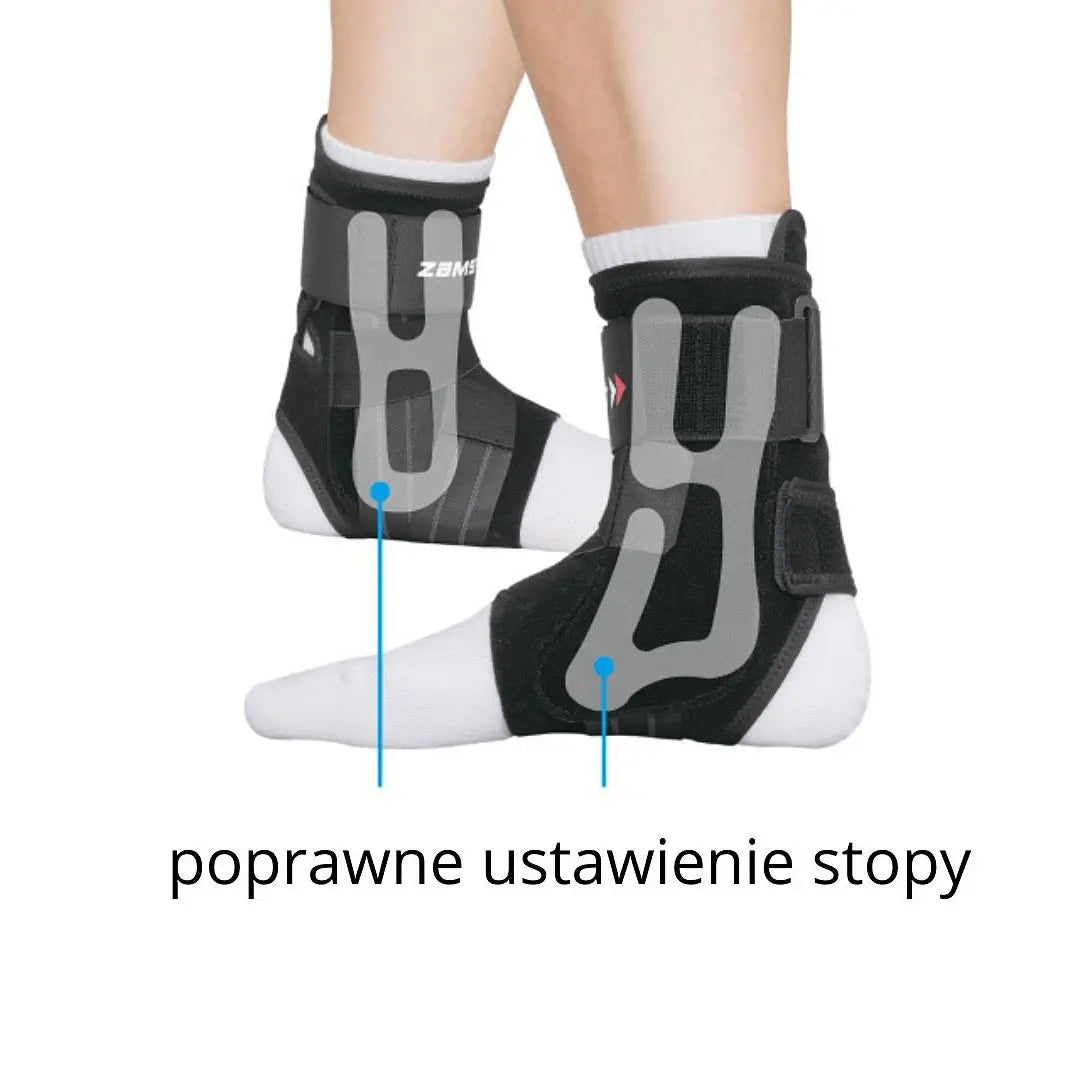 Wygodny stabilizator stawu skokowego – Zamst A1