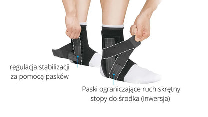 Wygodny stabilizator stawu skokowego – Zamst A1