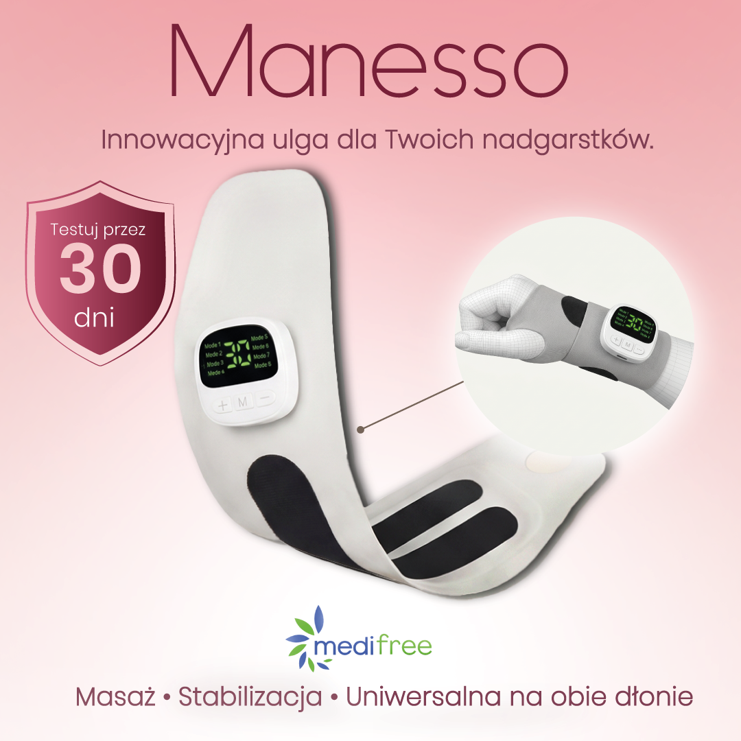 Manesso - ulga dla twoich dłoni i nadgarstków