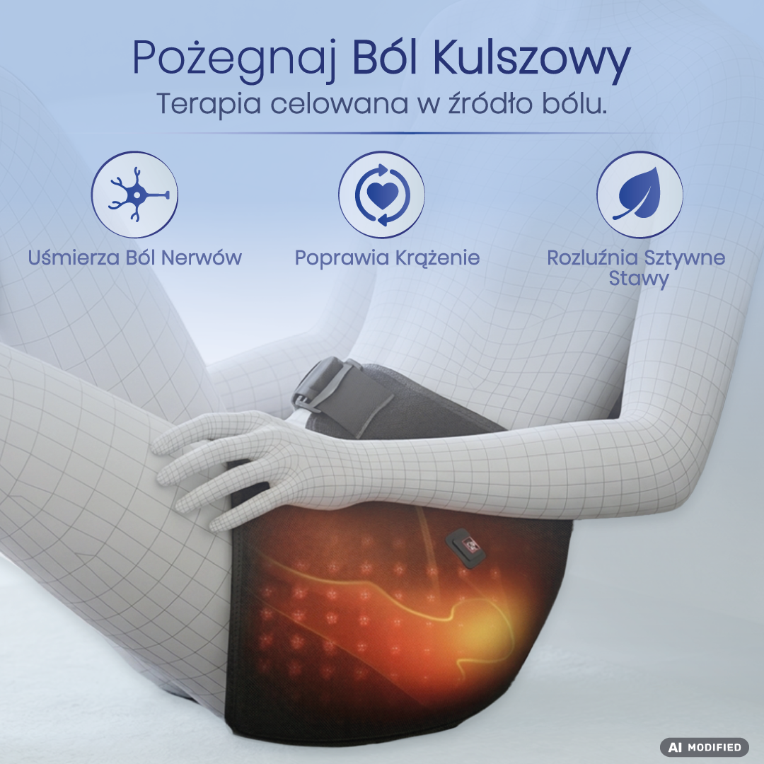 MediFree Theravia podczas sesji na biodrze